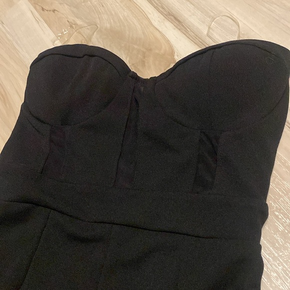 NWT CHARLOTTE RUSSE | Black Strapless Romper - Picture 5 of 6